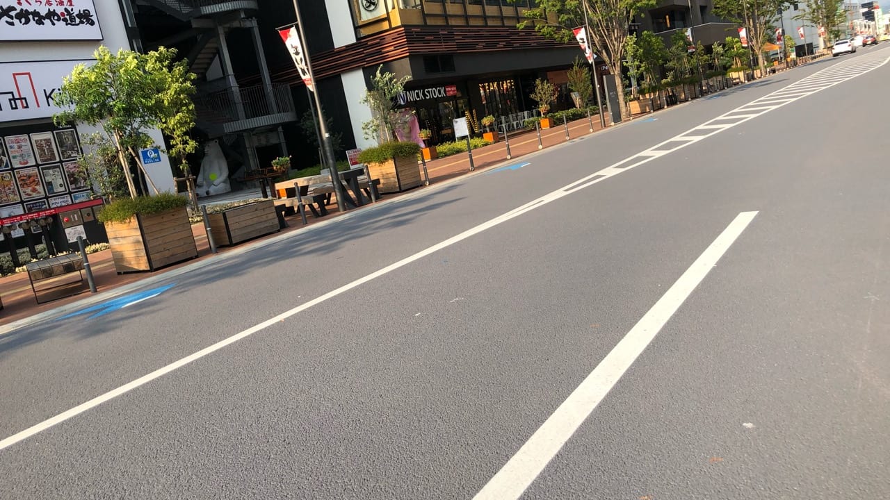 キャッチで紹介された豊田市の灰色道路