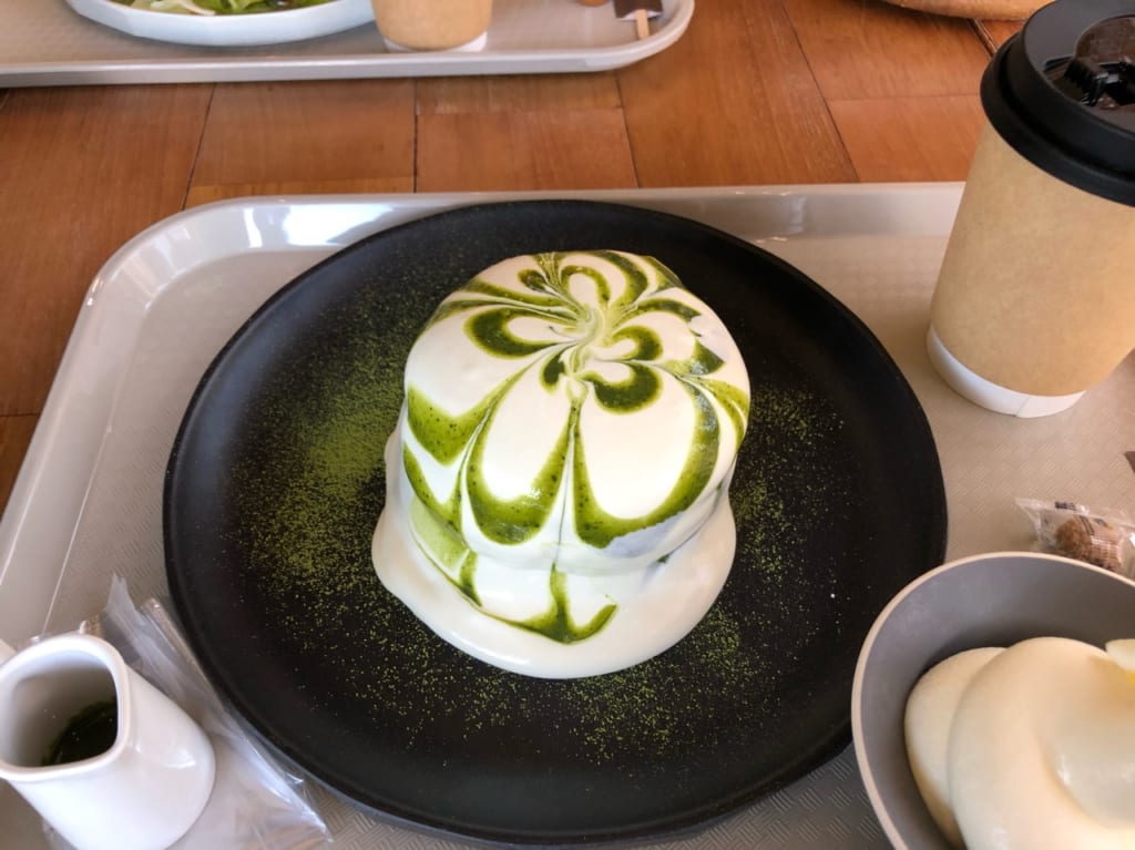 抹茶パンケーキ